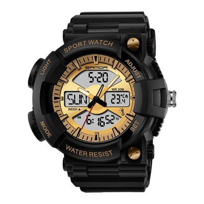 SANDA Ceasuri Sport Bărbați Moda S Shock Ceasuri Militare Impermeabile Ceasuri de mână electronice cu LED Ceasuri de mână Relogio Masculino 2022