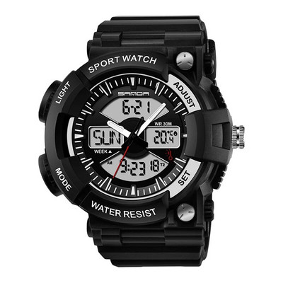 SANDA Ceasuri Sport Bărbați Moda S Shock Ceasuri Militare Impermeabile Ceasuri de mână electronice cu LED Ceasuri de mână Relogio Masculino 2022