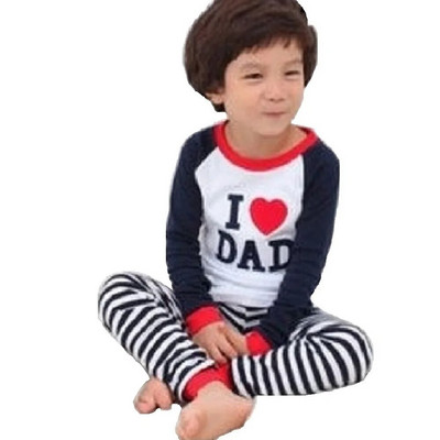 Greitosios pagalbos vaikiškos pižamos rinkinys, medvilninis, vaikiškas miegui skirtas drabužis, kostiumas, ilgas marškinėliai, kelnės berniuko Pj. pižamos kūdikiams 1–7 m.