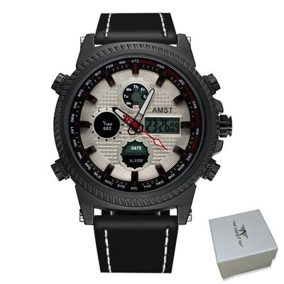 Nauji vyriški laikrodžiai AMST Prabangūs aukščiausios prekės ženklo sportiniai elektroniniai kvarciniai laikrodžiai, kasdieniai kariški vandeniui atsparūs rankiniai laikrodžiai Relogio Masculino
