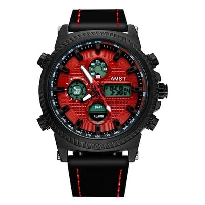 Nauji vyriški laikrodžiai AMST Prabangūs aukščiausios prekės ženklo sportiniai elektroniniai kvarciniai laikrodžiai, kasdieniai kariški vandeniui atsparūs rankiniai laikrodžiai Relogio Masculino
