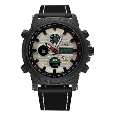 Nauji vyriški laikrodžiai AMST Prabangūs aukščiausios prekės ženklo sportiniai elektroniniai kvarciniai laikrodžiai, kasdieniai kariški vandeniui atsparūs rankiniai laikrodžiai Relogio Masculino