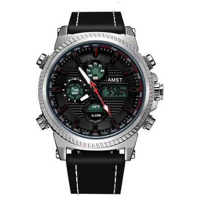 Nauji vyriški laikrodžiai AMST Prabangūs aukščiausios prekės ženklo sportiniai elektroniniai kvarciniai laikrodžiai, kasdieniai kariški vandeniui atsparūs rankiniai laikrodžiai Relogio Masculino