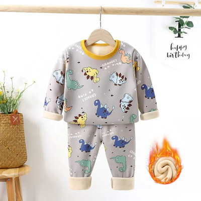 1-6YKids berniukų mieguokliai kūdikių mergaičių žieminiai medvilnės rinkiniai Vaikų namų aprangos pižamos berniukams pižamos vaikiški mieginiai drabužiai kūdikiams