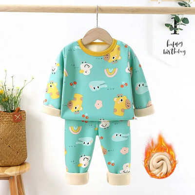 1-6YKids berniukų mieguokliai kūdikių mergaičių žieminiai medvilnės rinkiniai Vaikų namų aprangos pižamos berniukams pižamos vaikiški mieginiai drabužiai kūdikiams