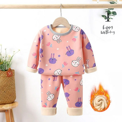 1-6YKids berniukų mieguokliai kūdikių mergaičių žieminiai medvilnės rinkiniai Vaikų namų aprangos pižamos berniukams pižamos vaikiški mieginiai drabužiai kūdikiams