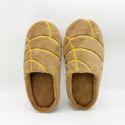 Ženske Conchas papuče Meksička posuda za kruh Dulce Huaraches tobogani Unutarnja podna Kućna obuća Spavaća soba Topla mekana tiha plišana papuča