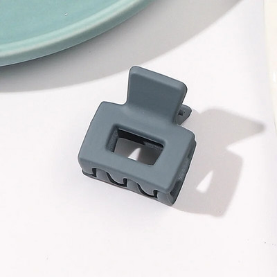 Elegáns matt hajszálas rák hajtű, 2 cm-es mini hajkarmok, egyszínű fagyos fogócsipesz Divat hajkiegészítők kis cápacsat