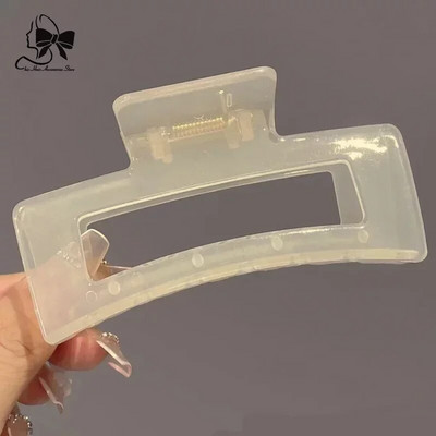 Nova plastična prozirna velika veličina od 13 cm, kandža za kosu, modna ženska ženska odjeća, dodaci, pokrivala za glavu, kopče za kosu