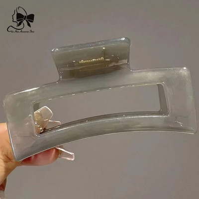 Nova plastična prozirna velika veličina od 13 cm, kandža za kosu, modna ženska ženska odjeća, dodaci, pokrivala za glavu, kopče za kosu