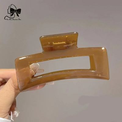 Nova plastična prozirna velika veličina od 13 cm, kandža za kosu, modna ženska ženska odjeća, dodaci, pokrivala za glavu, kopče za kosu