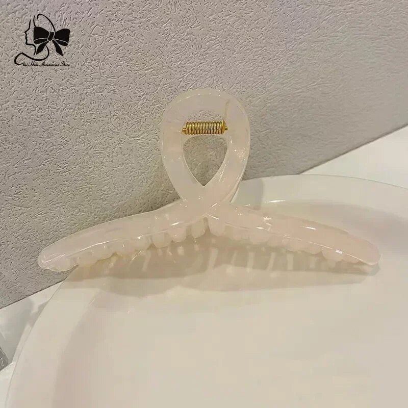 Nova plastična prozirna velika veličina od 13 cm, kandža za kosu, modna ženska ženska odjeća, dodaci, pokrivala za glavu, kopče za kosu