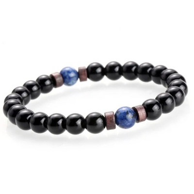 Brățară pentru bărbați cu mărgele naturală de piatră de lună Brățară Buddha tibetană chakra Brățări cu difuzor de piatră de lavă Bijuterii pentru bărbați cadou Drop Shipping
