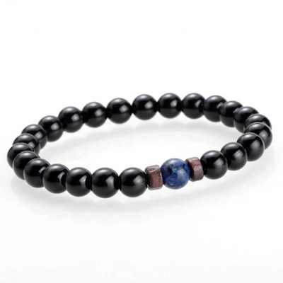 Brățară pentru bărbați cu mărgele naturală de piatră de lună Brățară Buddha tibetană chakra Brățări cu difuzor de piatră de lavă Bijuterii pentru bărbați cadou Drop Shipping