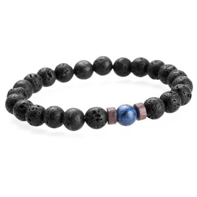 Brățară pentru bărbați cu mărgele naturală de piatră de lună Brățară Buddha tibetană chakra Brățări cu difuzor de piatră de lavă Bijuterii pentru bărbați cadou Drop Shipping