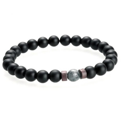Brățară pentru bărbați cu mărgele naturală de piatră de lună Brățară Buddha tibetană chakra Brățări cu difuzor de piatră de lavă Bijuterii pentru bărbați cadou Drop Shipping