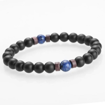 Brățară pentru bărbați cu mărgele naturală de piatră de lună Brățară Buddha tibetană chakra Brățări cu difuzor de piatră de lavă Bijuterii pentru bărbați cadou Drop Shipping