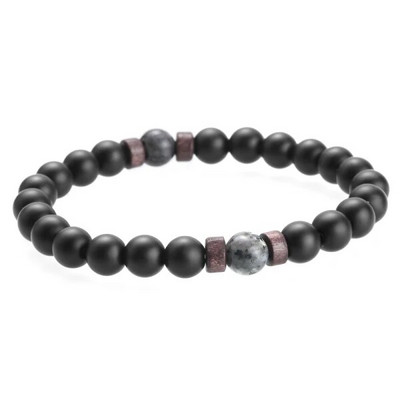 Brățară pentru bărbați cu mărgele naturală de piatră de lună Brățară Buddha tibetană chakra Brățări cu difuzor de piatră de lavă Bijuterii pentru bărbați cadou Drop Shipping
