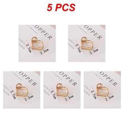 2 vnt./pak. Korėjietiškos versijos mažų plaukų žnyplių želė spalvos miela šoninė plaukų segtukas Paprasta vienspalvė plaukų segtukas Puikūs plaukų aksesuarai