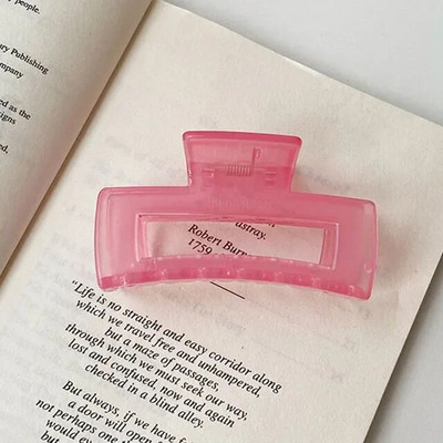 Μεγάλο κλιπ με νύχια μαλλιών για γυναικείο κορίτσι Πλαστικό διαφανές Μεγάλο κλιπ με νύχια μαλλιών Καβούρι Γυναικεία κλιπ για συναυλία Νύχια για κορίτσια Αξεσουάρ μαλλιών