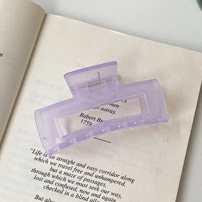 Μεγάλο κλιπ με νύχια μαλλιών για γυναικείο κορίτσι Πλαστικό διαφανές Μεγάλο κλιπ με νύχια μαλλιών Καβούρι Γυναικεία κλιπ για συναυλία Νύχια για κορίτσια Αξεσουάρ μαλλιών