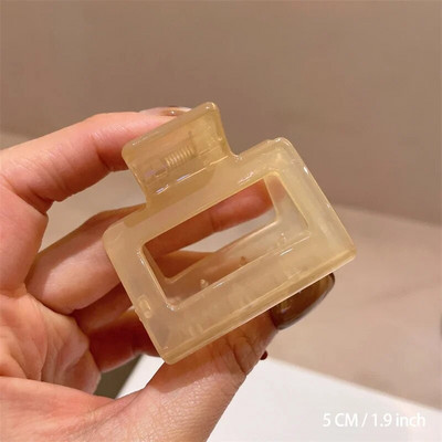 Μεγάλο κλιπ με νύχια μαλλιών για γυναικείο κορίτσι Πλαστικό διαφανές Μεγάλο κλιπ με νύχια μαλλιών Καβούρι Γυναικεία κλιπ για συναυλία Νύχια για κορίτσια Αξεσουάρ μαλλιών