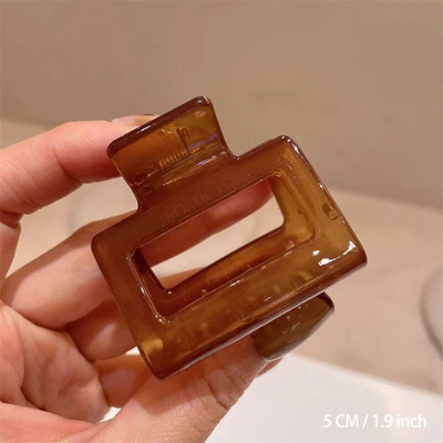 Μεγάλο κλιπ με νύχια μαλλιών για γυναικείο κορίτσι Πλαστικό διαφανές Μεγάλο κλιπ με νύχια μαλλιών Καβούρι Γυναικεία κλιπ για συναυλία Νύχια για κορίτσια Αξεσουάρ μαλλιών