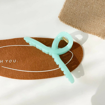 Μεγάλο κλιπ με νύχια μαλλιών για γυναικείο κορίτσι Πλαστικό διαφανές Μεγάλο κλιπ με νύχια μαλλιών Καβούρι Γυναικεία κλιπ για συναυλία Νύχια για κορίτσια Αξεσουάρ μαλλιών