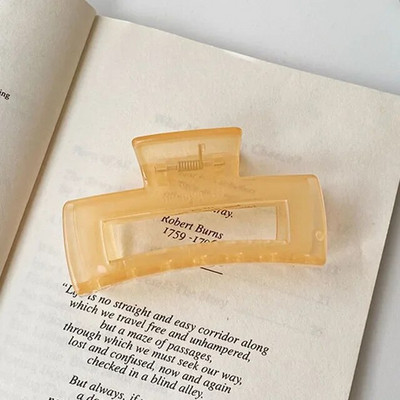 Μεγάλο κλιπ με νύχια μαλλιών για γυναικείο κορίτσι Πλαστικό διαφανές Μεγάλο κλιπ με νύχια μαλλιών Καβούρι Γυναικεία κλιπ για συναυλία Νύχια για κορίτσια Αξεσουάρ μαλλιών