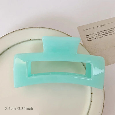 Μεγάλο κλιπ με νύχια μαλλιών για γυναικείο κορίτσι Πλαστικό διαφανές Μεγάλο κλιπ με νύχια μαλλιών Καβούρι Γυναικεία κλιπ για συναυλία Νύχια για κορίτσια Αξεσουάρ μαλλιών