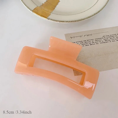 Μεγάλο κλιπ με νύχια μαλλιών για γυναικείο κορίτσι Πλαστικό διαφανές Μεγάλο κλιπ με νύχια μαλλιών Καβούρι Γυναικεία κλιπ για συναυλία Νύχια για κορίτσια Αξεσουάρ μαλλιών