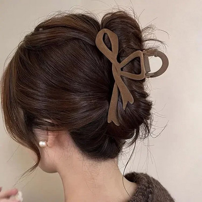 Punased sametised juukseklambrid, sügistalv naiste juukseklamber, prantsuse elegantne juuksenõel Juukseaksessuaarid naiste peakatted, kingitus