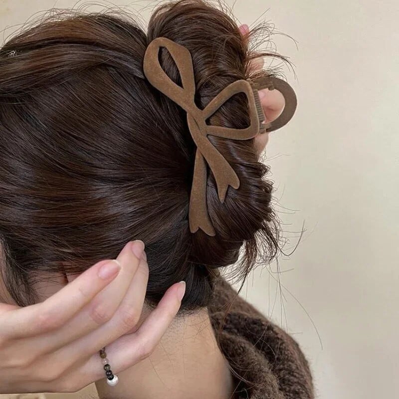 Punased sametised juukseklambrid, sügistalv naiste juukseklamber, prantsuse elegantne juuksenõel Juukseaksessuaarid naiste peakatted, kingitus