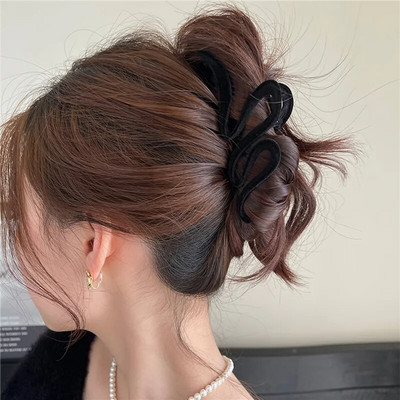 Κόκκινο βελούδινο φιόγκο Κλιπ μαλλιών Φθινοπωρινό χειμώνα Γυναικείο κλιπ με νύχια γαλλική κομψή φουρκέτα Κορεάτικα αξεσουάρ μαλλιών Γυναικεία καλύμματα κεφαλής Δώρο