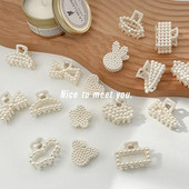 2021 Νέα μόδα Εξαιρετική μεσαία μικρή μαργαριτάρι Γεωμετρική φουρκέτα Μαλλιά Καβούρι Νύχια Μαλλιά Γυναικεία Κορίτσια Αξεσουάρ Μαλλιά Καπέλα