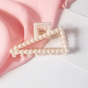 2021 Νέα μόδα Εξαιρετική μεσαία μικρή μαργαριτάρι Γεωμετρική φουρκέτα Μαλλιά Καβούρι Νύχια Μαλλιά Γυναικεία Κορίτσια Αξεσουάρ Μαλλιά Καπέλα