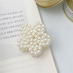 2021 Νέα μόδα Εξαιρετική μεσαία μικρή μαργαριτάρι Γεωμετρική φουρκέτα Μαλλιά Καβούρι Νύχια Μαλλιά Γυναικεία Κορίτσια Αξεσουάρ Μαλλιά Καπέλα