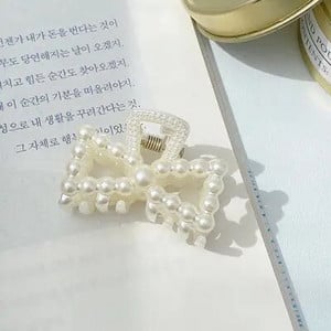 2021 Νέα μόδα Εξαιρετική μεσαία μικρή μαργαριτάρι Γεωμετρική φουρκέτα Μαλλιά Καβούρι Νύχια Μαλλιά Γυναικεία Κορίτσια Αξεσουάρ Μαλλιά Καπέλα