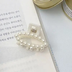 2021 Νέα μόδα Εξαιρετική μεσαία μικρή μαργαριτάρι Γεωμετρική φουρκέτα Μαλλιά Καβούρι Νύχια Μαλλιά Γυναικεία Κορίτσια Αξεσουάρ Μαλλιά Καπέλα