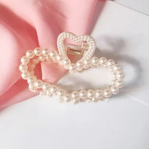 2021 Νέα μόδα Εξαιρετική μεσαία μικρή μαργαριτάρι Γεωμετρική φουρκέτα Μαλλιά Καβούρι Νύχια Μαλλιά Γυναικεία Κορίτσια Αξεσουάρ Μαλλιά Καπέλα