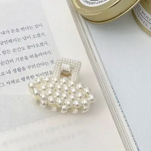 2021 Νέα μόδα Εξαιρετική μεσαία μικρή μαργαριτάρι Γεωμετρική φουρκέτα Μαλλιά Καβούρι Νύχια Μαλλιά Γυναικεία Κορίτσια Αξεσουάρ Μαλλιά Καπέλα