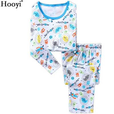 Vehicul Digger Haine pentru bebelusi baieti Costume 100% bumbac Pijamale pentru copii Seturi de lenjerie de dormit pentru copii Cămașă de noapte PJ'S Tricouri lungi Cămăși Set pantaloni