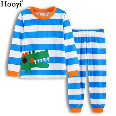 Vehicul Digger Haine pentru bebelusi baieti Costume 100% bumbac Pijamale pentru copii Seturi de lenjerie de dormit pentru copii Cămașă de noapte PJ'S Tricouri lungi Cămăși Set pantaloni