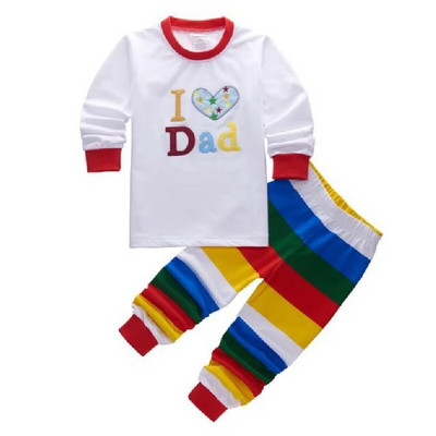 Vehicul Digger Haine pentru bebelusi baieti Costume 100% bumbac Pijamale pentru copii Seturi de lenjerie de dormit pentru copii Cămașă de noapte PJ'S Tricouri lungi Cămăși Set pantaloni