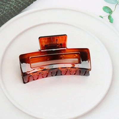 Femei coreene Fete Gheare de păr din plastic Agrafe de păr Crăciun pentru cap de dimensiune mare Agrafă de crab Ornament de modă Accesorii pentru păr