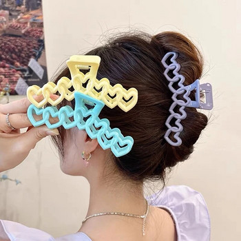 Нови цветни допаминови фиби за коса с нокти за коса Момичета Y2k моден дизайн Корейски сладки прости неправилни щипки за коса Шапки на едро