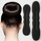Käsn plastikaas lokkis juuste tegija Hair Scrunchie peapael Twist Donut Bun lokirullid juuksepaelad soengutööriistad