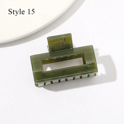 Zselés színű mini acetát hajcsat női lányoknak Hajkörmös Chic kis méretű hajtű Crab Barrette hajtűk Új hajkiegészítők