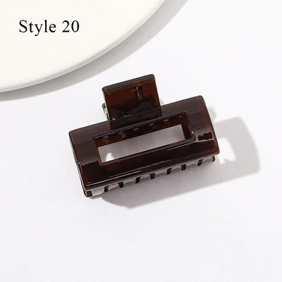 Zselés színű mini acetát hajcsat női lányoknak Hajkörmös Chic kis méretű hajtű Crab Barrette hajtűk Új hajkiegészítők