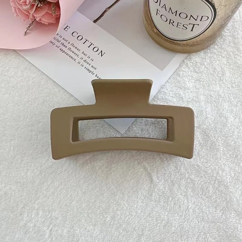 1buc Agrafe de păr pătrate Fashion Kpop Doamnelor Gheare de păr Benzile minimaliste Accesorii de păr Livrare directă